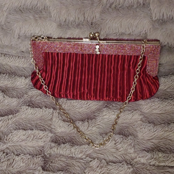 Vintage Beaded Evening Bag/Clutch Purse - Picture 4 of 4